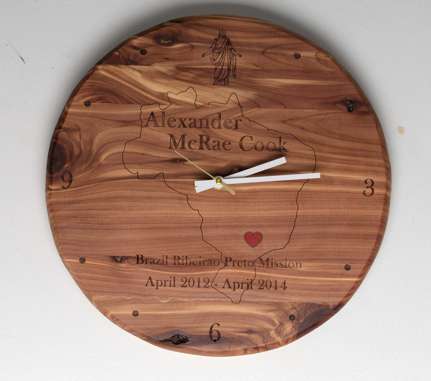 Missionary Clocks - 15" Hardwood